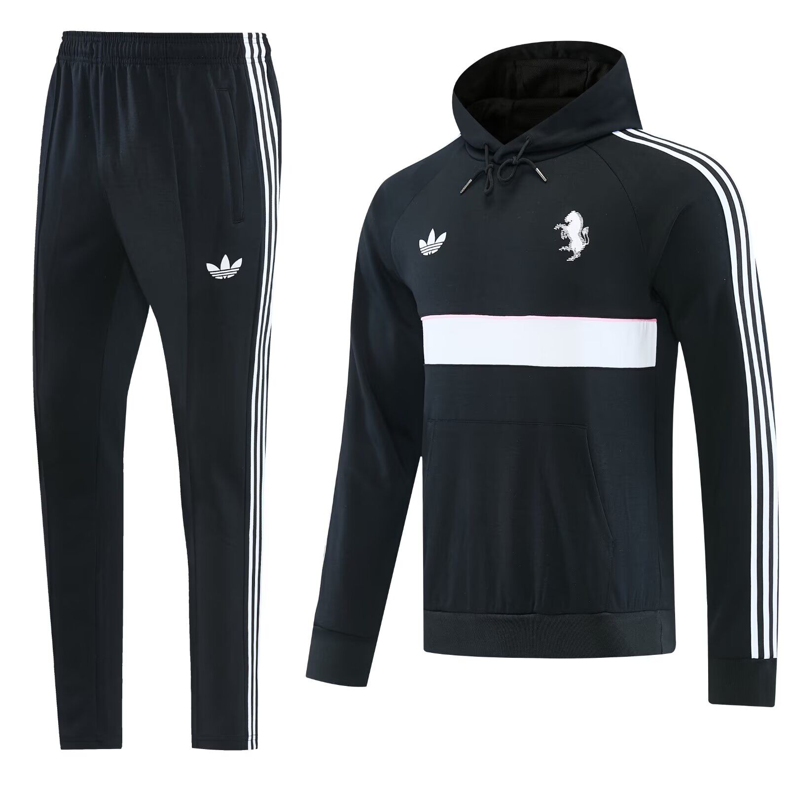 AAA Quality Juventus 26/27 Hoodie Tracksuit - Black/White